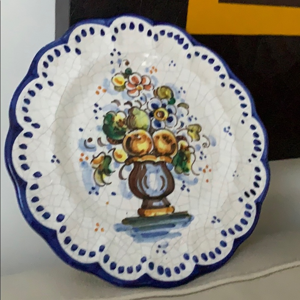 Spanish Majolica Plate Pintado a Mano